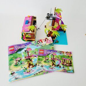 Lego Friends Jungle Rescue Base, NOT Assembled, Some Missing Pieces